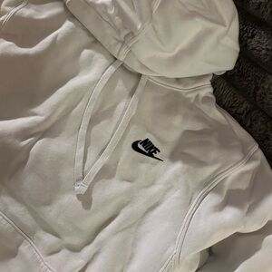 Nike white hoodie